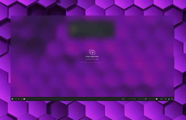 Reframer transparent video window and playback controls